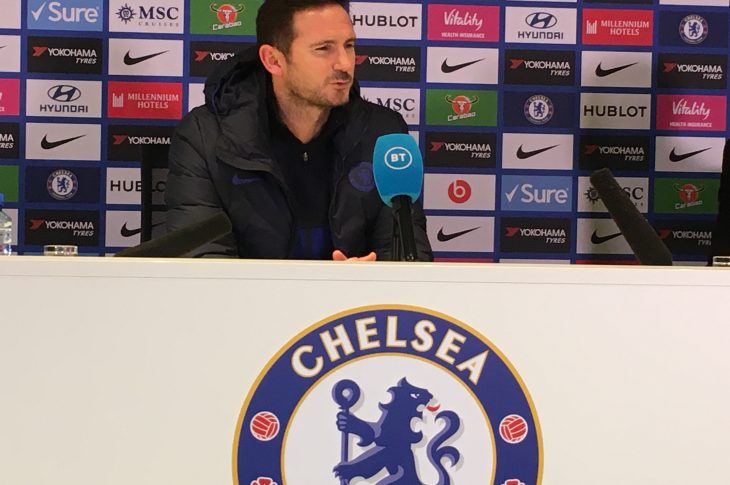 rank Lampard oversaw Chelsea win for the first time in five Premier League matches (Tusdiq din)