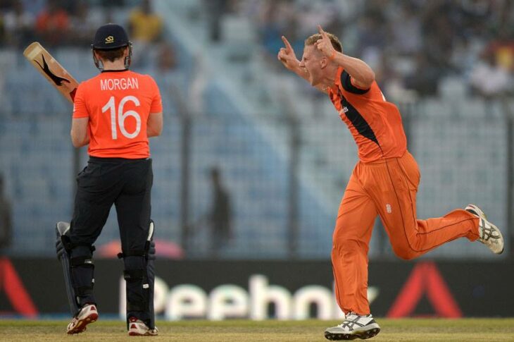 The Dutch celebrating their surprise victory over England in 2009