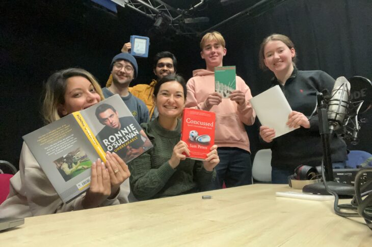 The Sports Gazette team reviewing each of the books for the William Hill Sports Book Awards