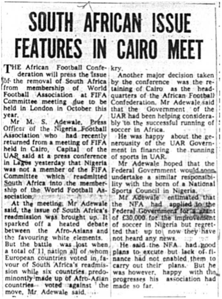 أرشيف كأس إفريقيا للأمم 1957: مصر منتصرة وتهميش جنوب أفريقيا